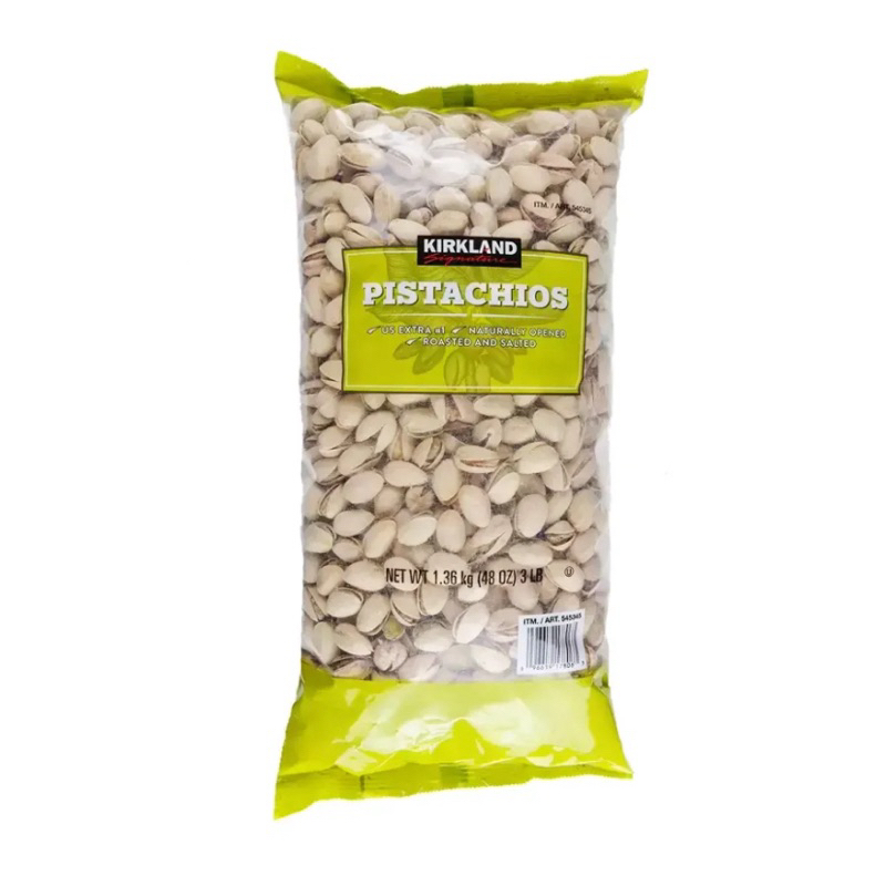Kirkland Signature Pistachios Roasted & Salted เคิร์กแลนด์ ซิกเนเจอร์ ถั่วพิสตาชิโออบเกลือ 1360g.