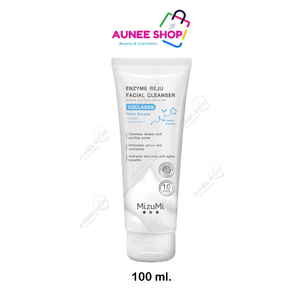 ส่งฟรี/มีไลฟ์ MizuMi Enzyme Reju Facial Cleanser Collagen 100 ml.