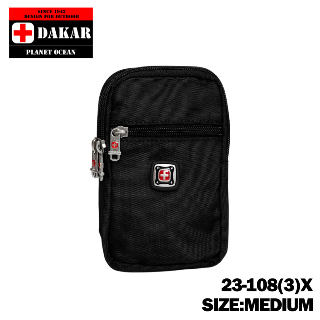 DAKAR กระเป๋าคล้องเข็มขัด (ขนาดกลาง) / คาดเอว รุ่น 23-108(3)X