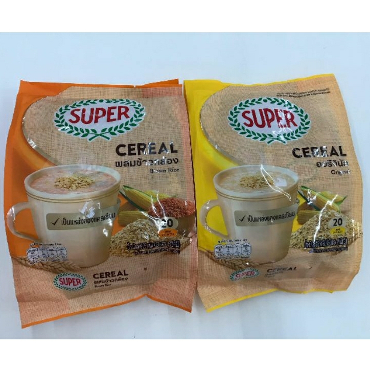 ซุปเปอร์ชีเรียล น้ำหนักสุทธิ25กรัม*20 ซอง