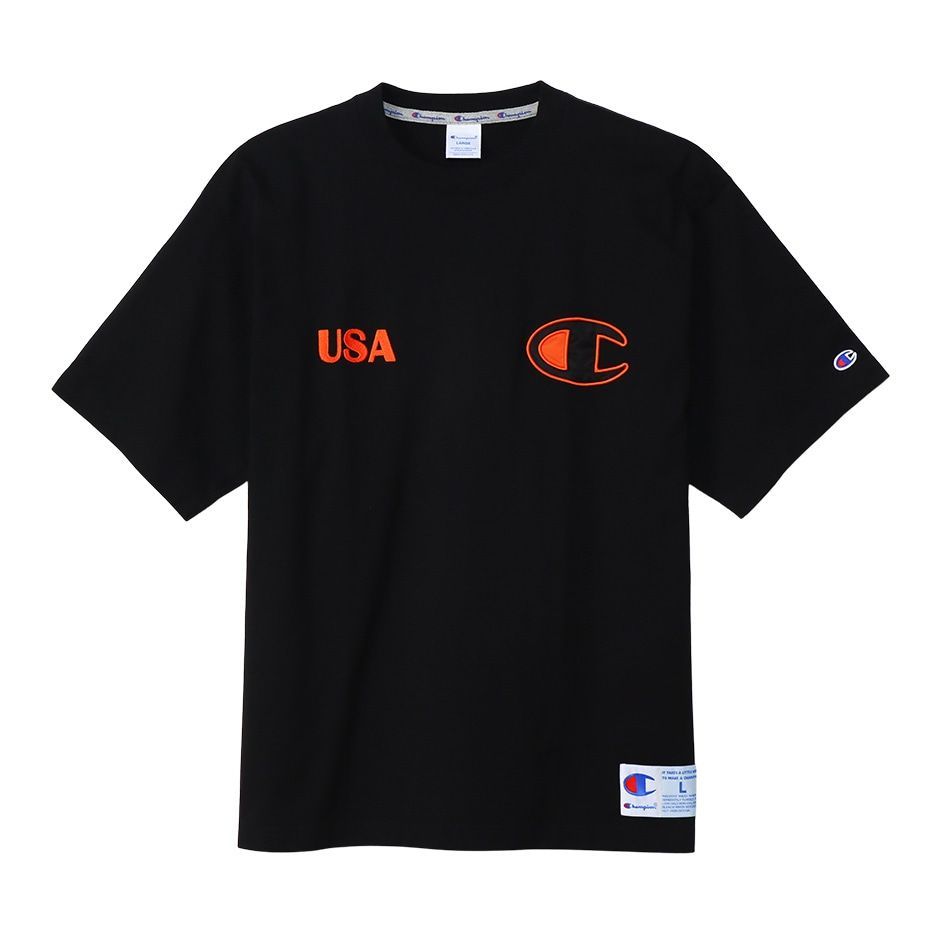 CHAMPION SHORT SLEEVE T-SHIRT-เสื้อยืดทีเชิ๊ตสำหรับผู้ชาย#C3-Z304-090