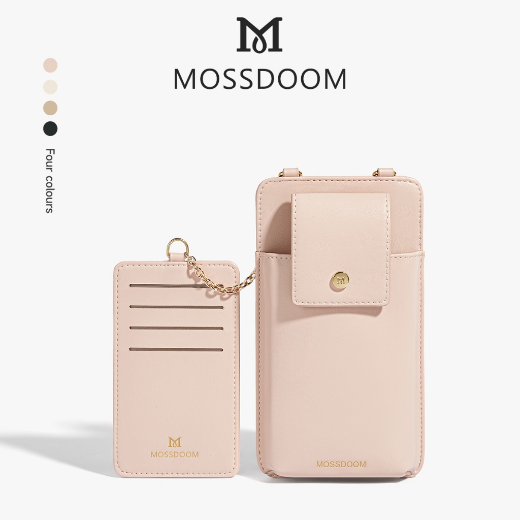 MOSSDOOM ผู้ถือบัตรมัลติฟังก์ชั่นที่เรียบง่ายและสง่างามสำหรับผู้หญิง