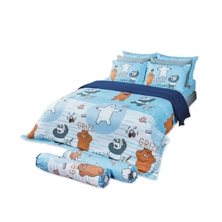 Satin Plus ชุดผ้าปูที่นอน + ผ้านวม ลายการ์ตูนลิขสิทธิ์ครบเซ็ท