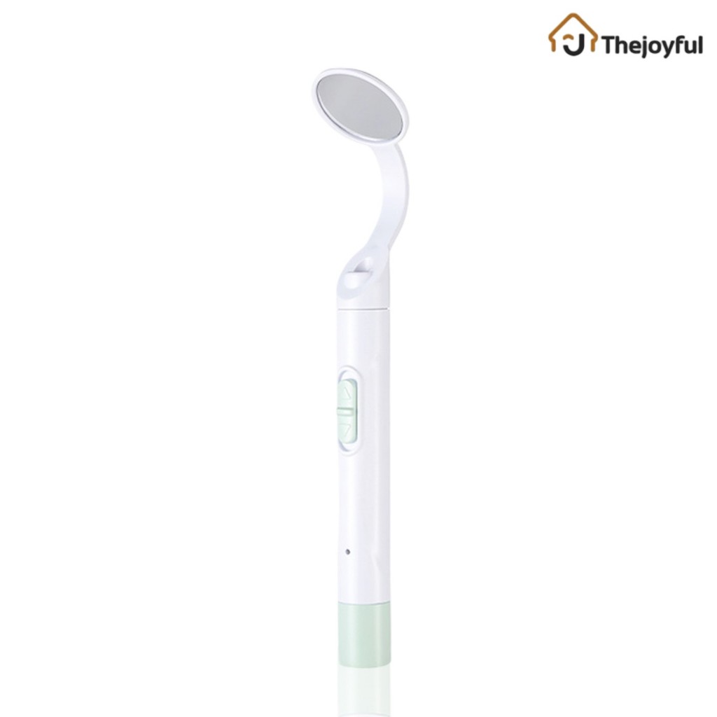 กระจกตรวจฟันมีไฟ กระจกตรวจฟัน kit oral tools ไฟ LED ส่องสว่าง พร้อมกล่อง ชาร์จ USB Thejoyful
