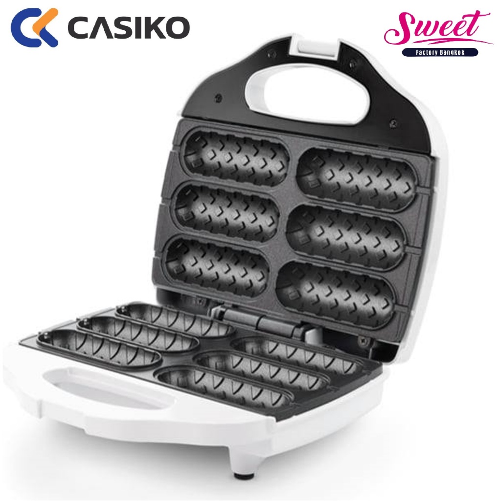 เครื่องทำวาฟเฟิลไส้กรอก CASIKO รุ่น CK5018 วาฟเฟิลไส้กรอก วาฟเฟิลฮอทดอก