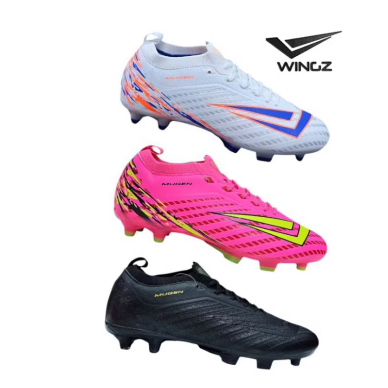 Wingz MUGEN รองเท้าสตั๊ด มูเก็น รุ่น รองท็อป หนังสังเคราะห์ ขนาด 35 - 43