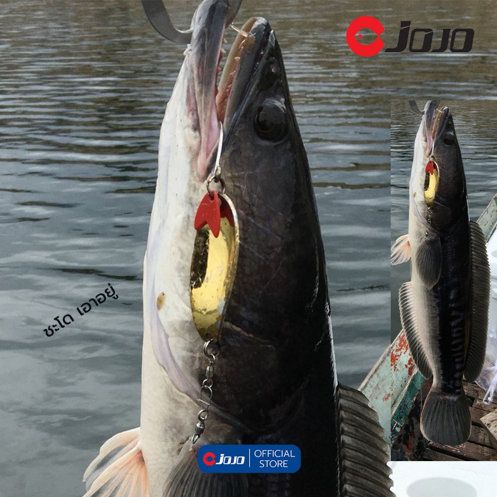 JOJO Single Hook เบอร์ใหญ่ #1/0  #1  ตัวเบ็ด ซิงเกิ้ล ฮุค ใส่สปูน หรือเหยื่อปลอมอื่นๆ ขนาด 1/0 และ #1 ซองละ 5 ตัว - รูปที่ 5