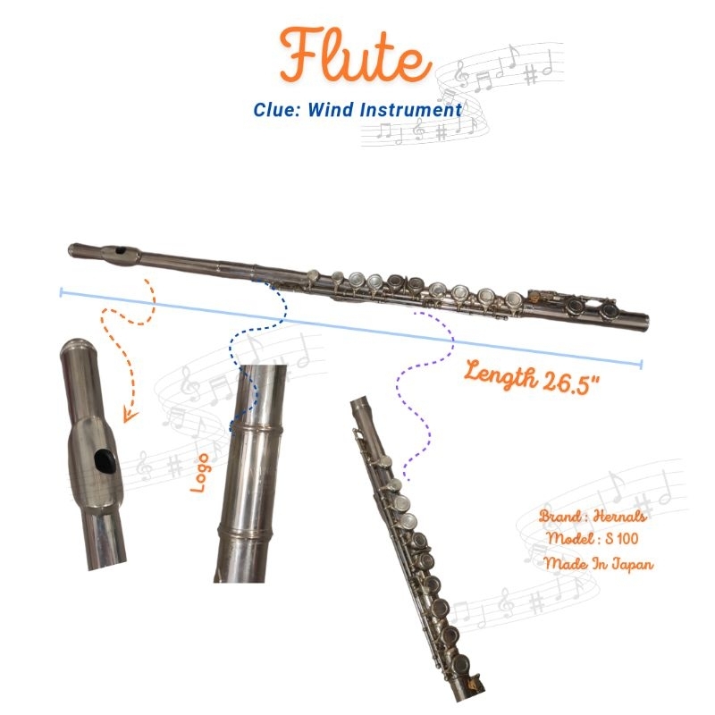 Flute Hernals S100 มือสอง made in japan