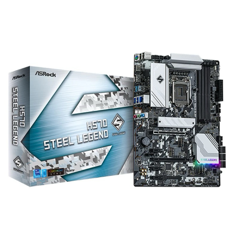 MAINBOARD (เมนบอร์ด) 1200 ASROCK H570 STEEL LEGEND RGB พร้อมส่ง