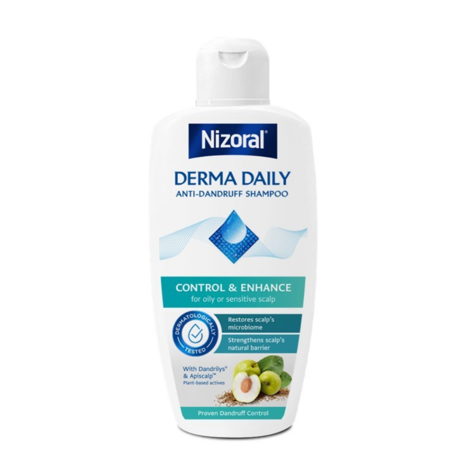 Nizoral derma daily shampoo for oily & sensitive scalp 200 ml แชมพูขจัดรังแค ไนโซรัล 22214