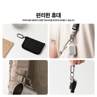 Elago Flat Carabiner 3 Color ห่วงเหล็กแบบแบน คุณภาพสูง ใช้คล้องกุญแจ Airpods กระเป๋า สินค้าพร้อมส่ง