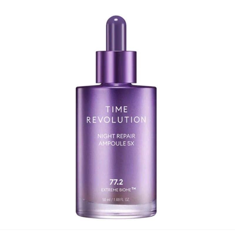 ผลิต1/2026) Missha Time Revolution Night Repair Ampoule 5X extreme biome 70ml หรือ 50 ml.