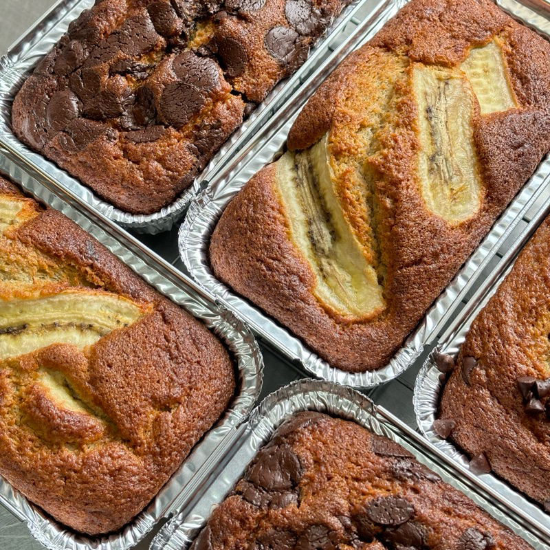 เค้กกล้วยหอม🍌 สูตรแป้งน้อย น้ำตาลน้อย เนื้อฟูเบา หอมนุ่มไม่ฝืดคอ