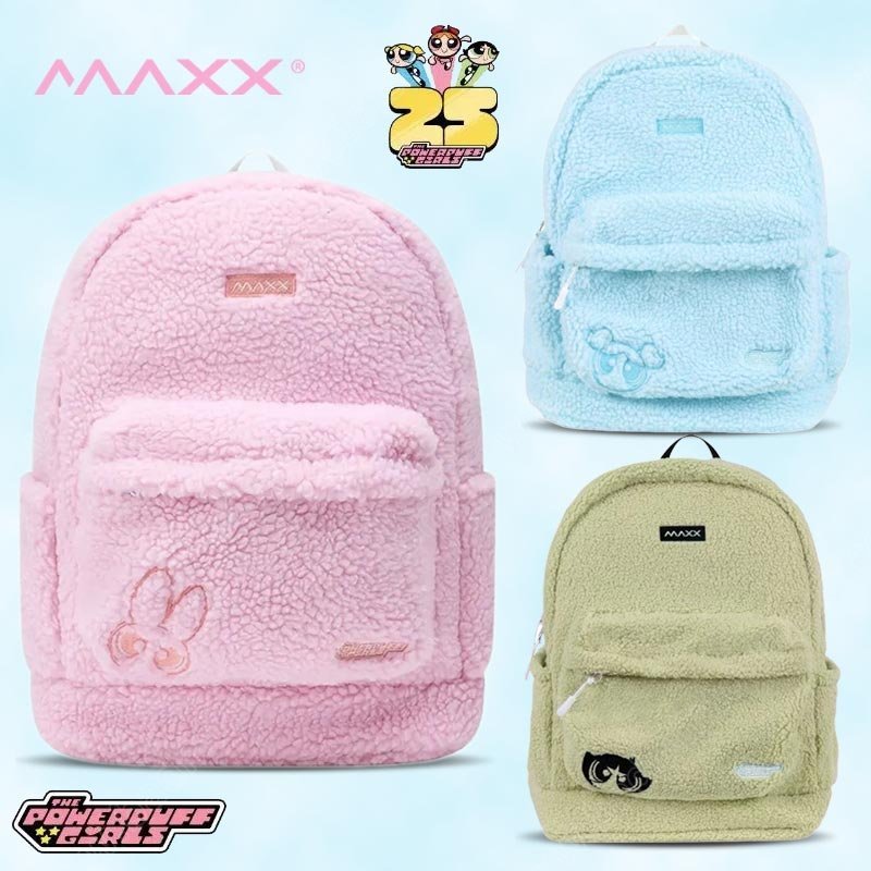 【 ของแท้ % 】เป้สะพายหลัง MAXX Powerpuff Girl Collaction (MLBP05)