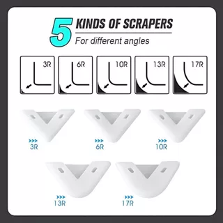 อุปกรณ์ปาดยาแนว/ซิลิโคน 5 in 1ขูด มีดขูดร่องยาแนว Tool scraper มีดขูดยาแนว