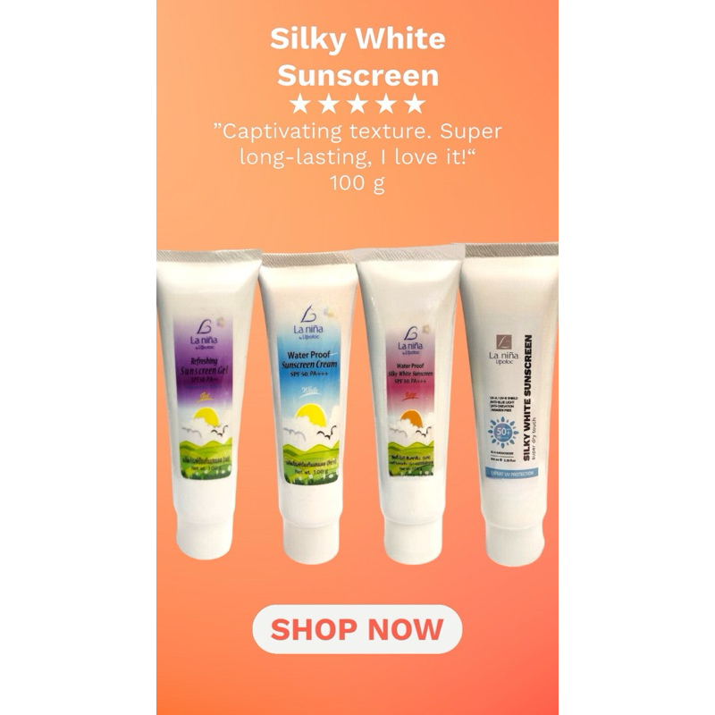 ครีมกันแดด SPF50+,PA++++ 100 g