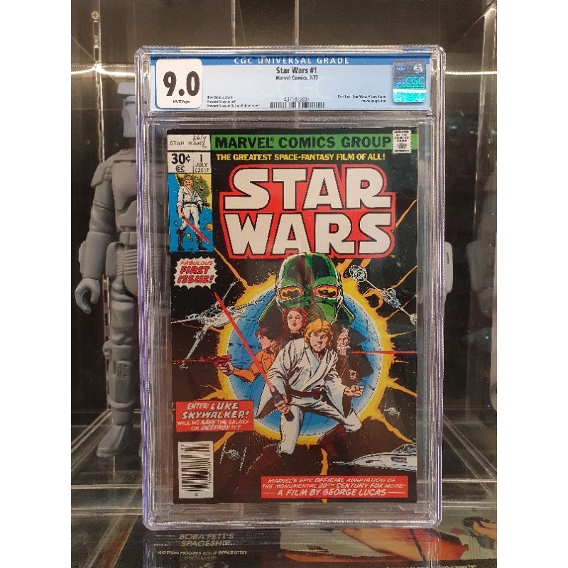 CGC vintage Star wars 1st Issue 1977 Comic 9.0