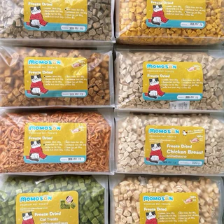 [ถุงใหญ่] อกไก่ฟรีซดราย 500g. เนื้อสัตว์100% ขนมหมา ขนมแมว ไม่เค็ม อาหารหมา อาหารแมว