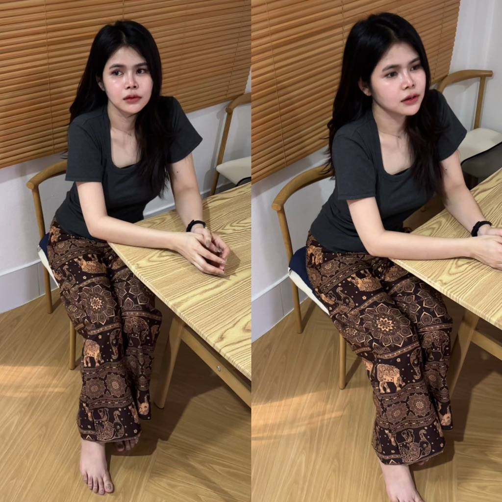 กางเกงช้างขาไม่เต่อ แมทง่ายที่สุดในโลก