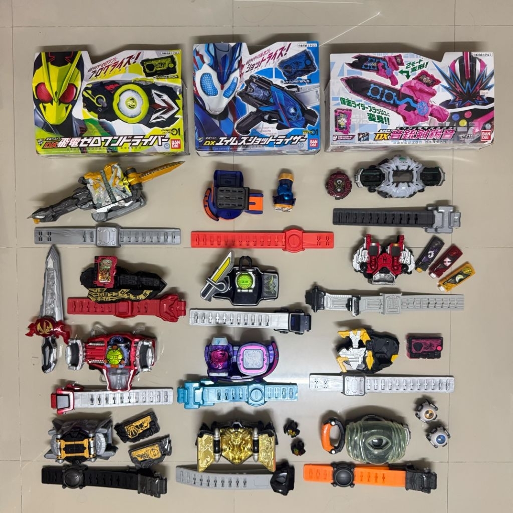 kamen rider เข็มขัดชุดรวม