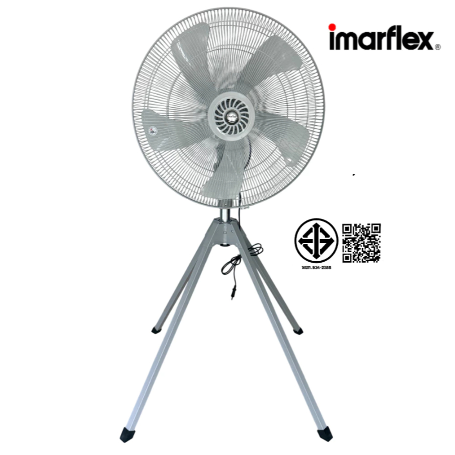 IMARFLEX  พัดลม อุตสาหกรรม 4 ขา ใบพัดพลาสติค 24 นิ้ว KS-F600