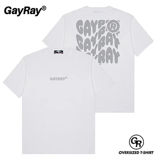เสื้อโอเวอร์ไซส์ Cotton 100% GayRay Ripple เสื้อยืดโอเวอร์ไซส์ Oversize เสื้อยืดผู้ชาย ผู้หญิง สตรีทแฟชั่น