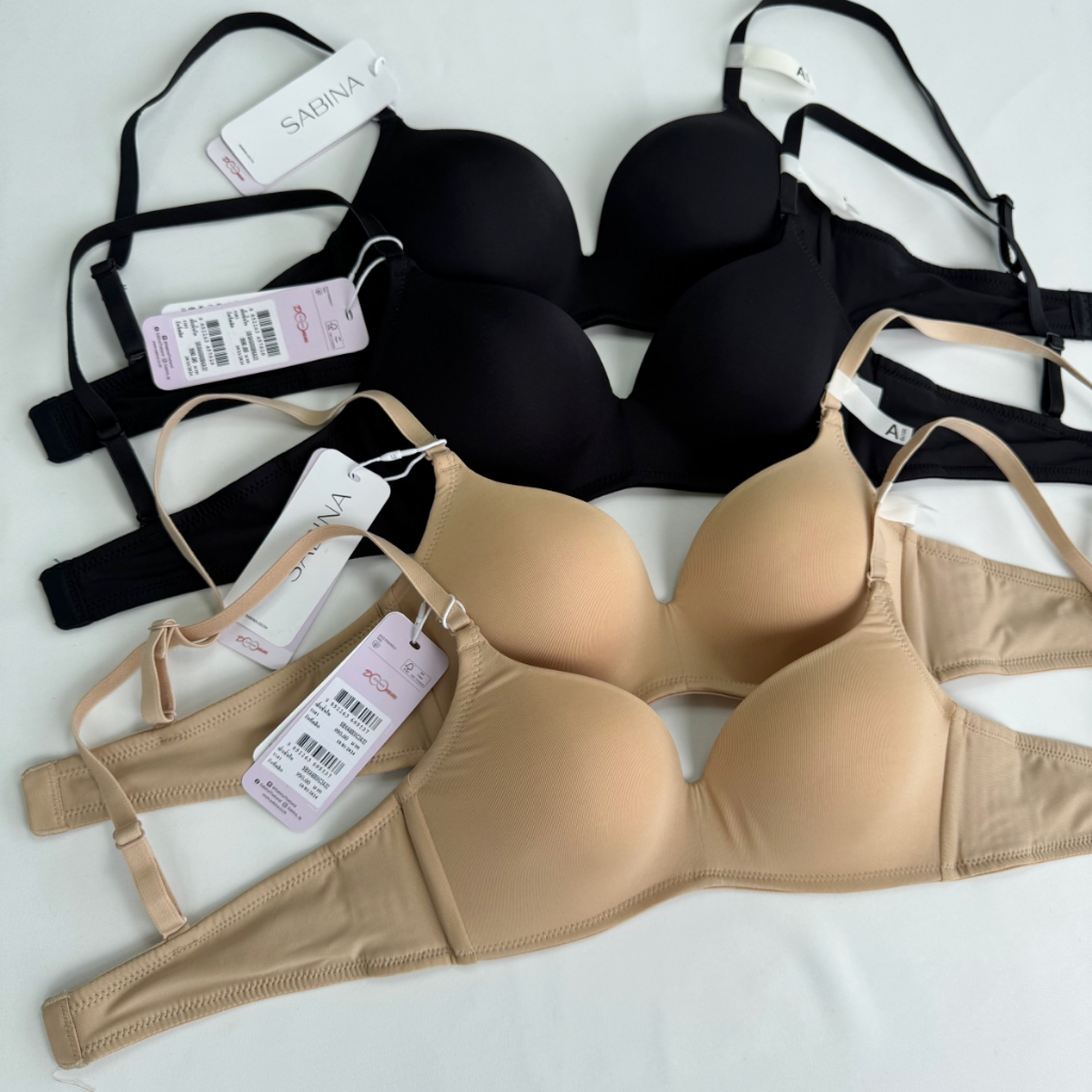 รหัส SBXA6000 / SBXA9216 Sabina ซาบีน่า เสื้อชั้นใน INVISIBLE WIRE (ไร้โครง) รุ่น Doomm Doomm SBA