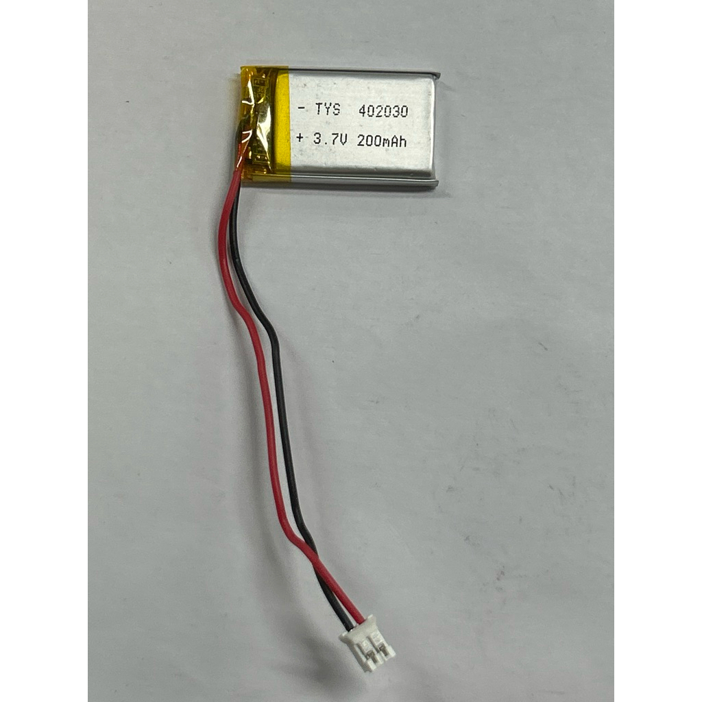 แบตลิเทียม โพลิเมอร์ 3.7V 200mAh(402030)