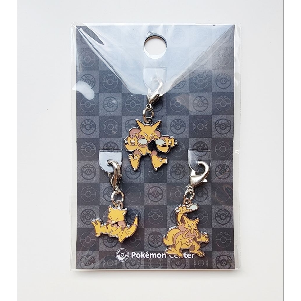 POKEMON Metal Charm ชาร์มโปเกม่อนลิขสิทธิ์แท้ จากญี่ปุ่น Abra Kadabra Alakazam