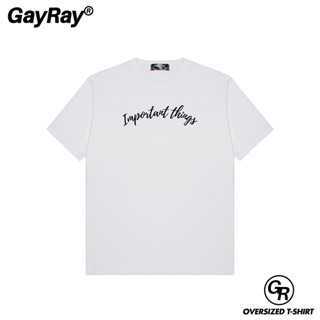 GayRay ⎰Important ⎱  เสื้อยืดโอเวอร์ไซส์ Cotton 100% นุ่่ม ใ…