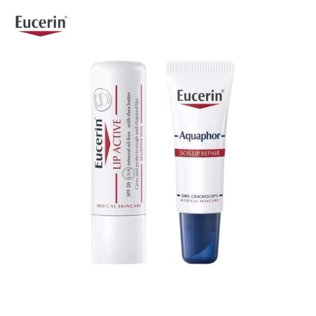 ลิปบาล์ม ยูเซอรีน Eucerin Lip Active4.8กรัม/Lip Repair 10มล.[ของแท้100%]