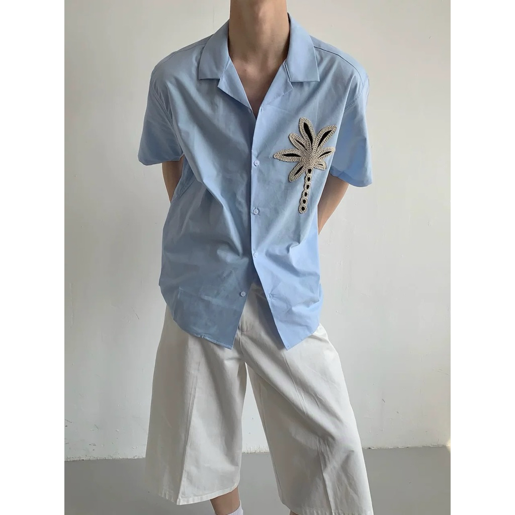 PAPA.XQ HAWAII SHIRT ☀️✨คอลใหม่ล่าสุด! สไตล์อปป้าเกาหลี Summer Collection🔥✨พร้อมส่งใน 24 ชม.🎉