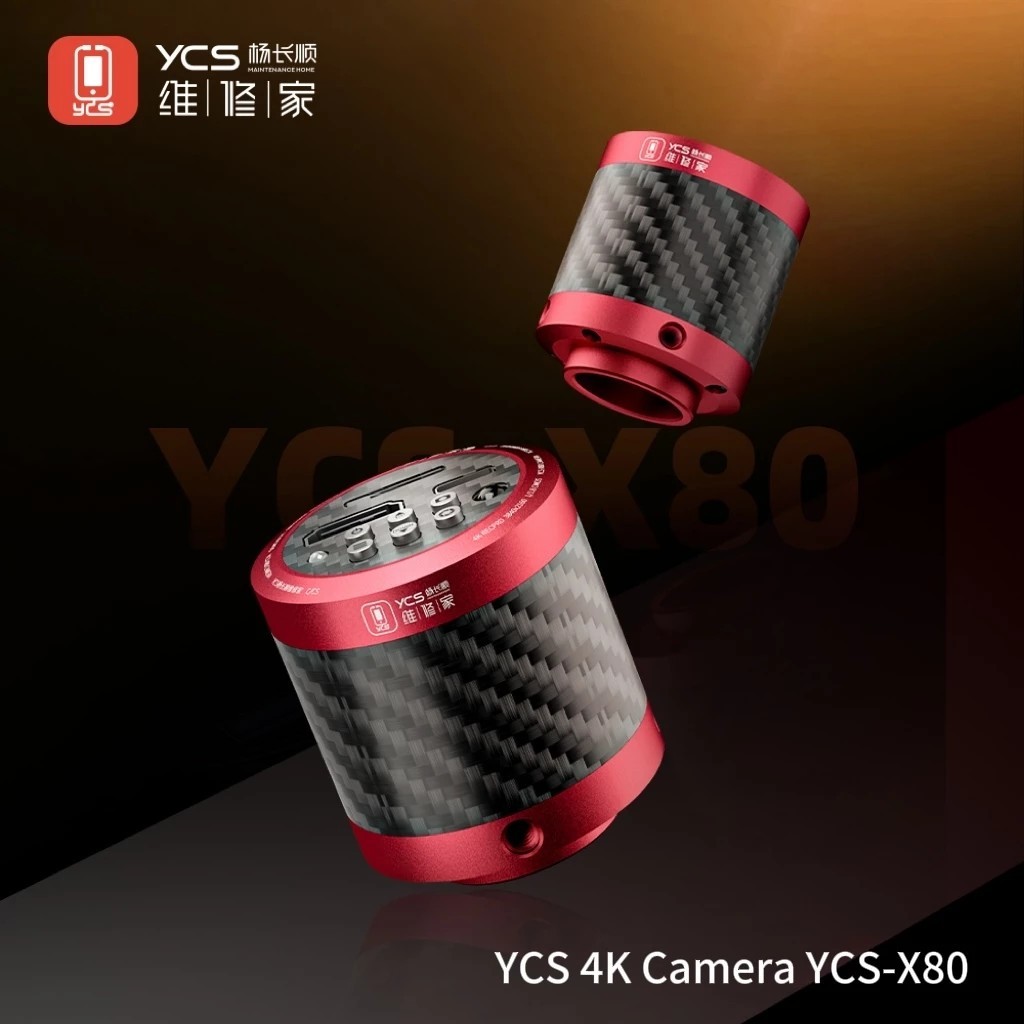 กล้อง.3 .YCS 4K x80 สำหรับกล้องจุลทรรศน์สามตาต