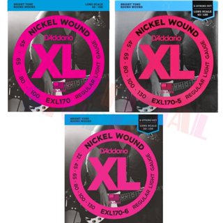 สายเบส D'addario ชุด 4/5/6 สาย｛ส่งเร็ว 🚀｝