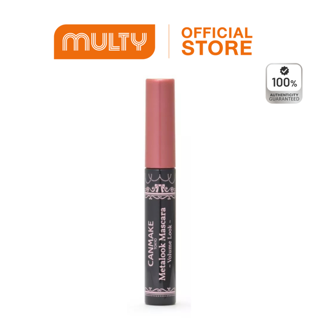 Canmake Metalook Mascara Volume Look 4 g.มาสคาร่าหัวสแตนเลสสตีล รุ่นใหม่ เพิ่มวอลลุ่มหนาฟู
