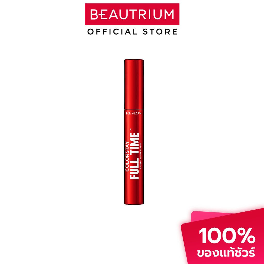 REVLON Colorstay Full Time Mascara Waterproof Blackest Black มาสคาร่า 7.5ml