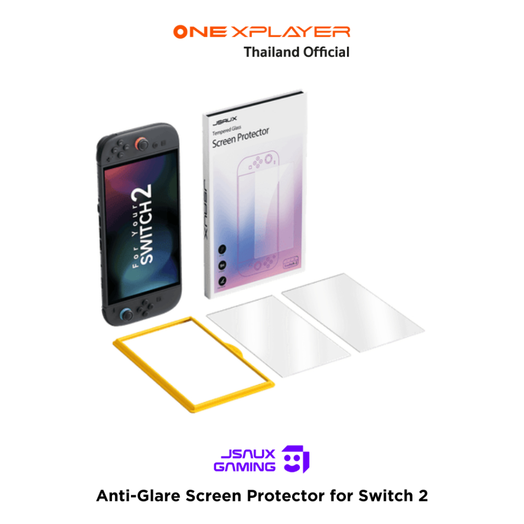 [พร้อมส่งจากไทย] JSAUX Anti-Glare Screen Protector for Switch 2 ฟิล์มกันรอย กันรอยนิ้วมือ เต็มจอ - แผ่น
