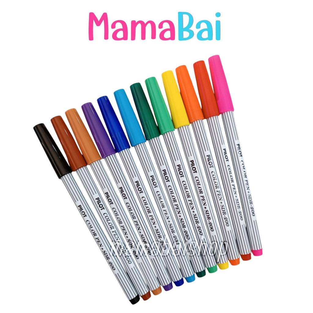 (MMB) (12 สี) สีเมจิก Pilot @MamaBaiShop