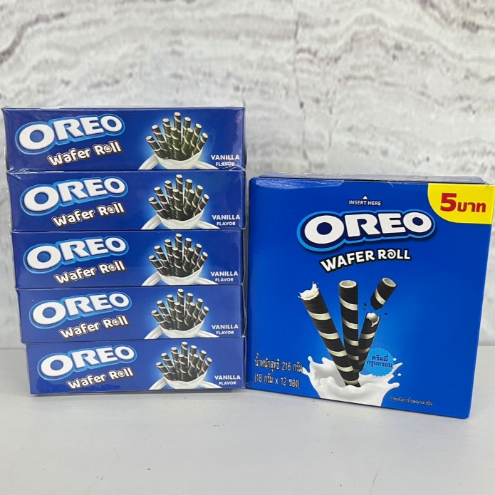 OREO WAFER ROLL โอริโอ้ วานิลลา เวเฟอร์โรล
