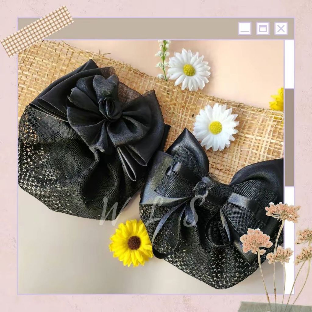 เน็ตผมผ้าลูกไม้(L) เน็ตผมby Focusgiftshop เน็ตผมงานไทย เน็ตผมปลีกส่ง เน็ตผมสีดำ เน็ตผมข้าราชการ - รูปที่ 4