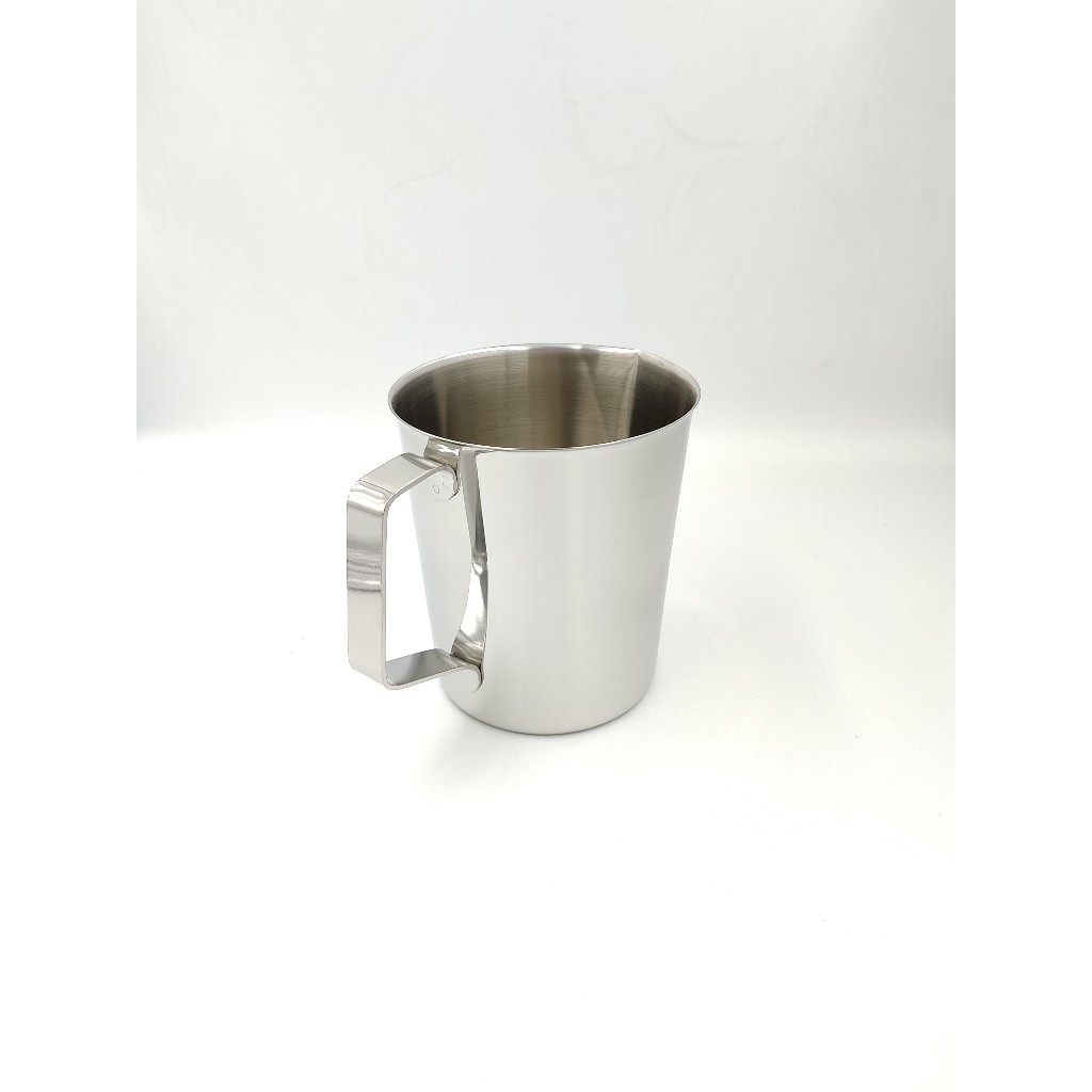 MAGNATE ถ้วยตวงสแตนเลส 1,000 มล. เหยือกสแตนเลส กระบอกตวงสแตนเลส บีกเกอร์สแตนเลส แก้วตวงสแตนเลส เหยือกตีฟองนม (0203) - รูปที่ 2