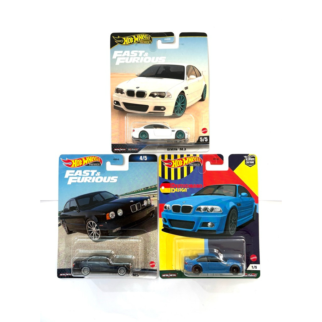 Hot Wheels | BMW M3 FAST&FURIOUS | BMW M3 E46 | 1991 BMW M5 | สินค้าแพคพรีเมี่ยม | 📦สินค้ามีพร้อมส่ง