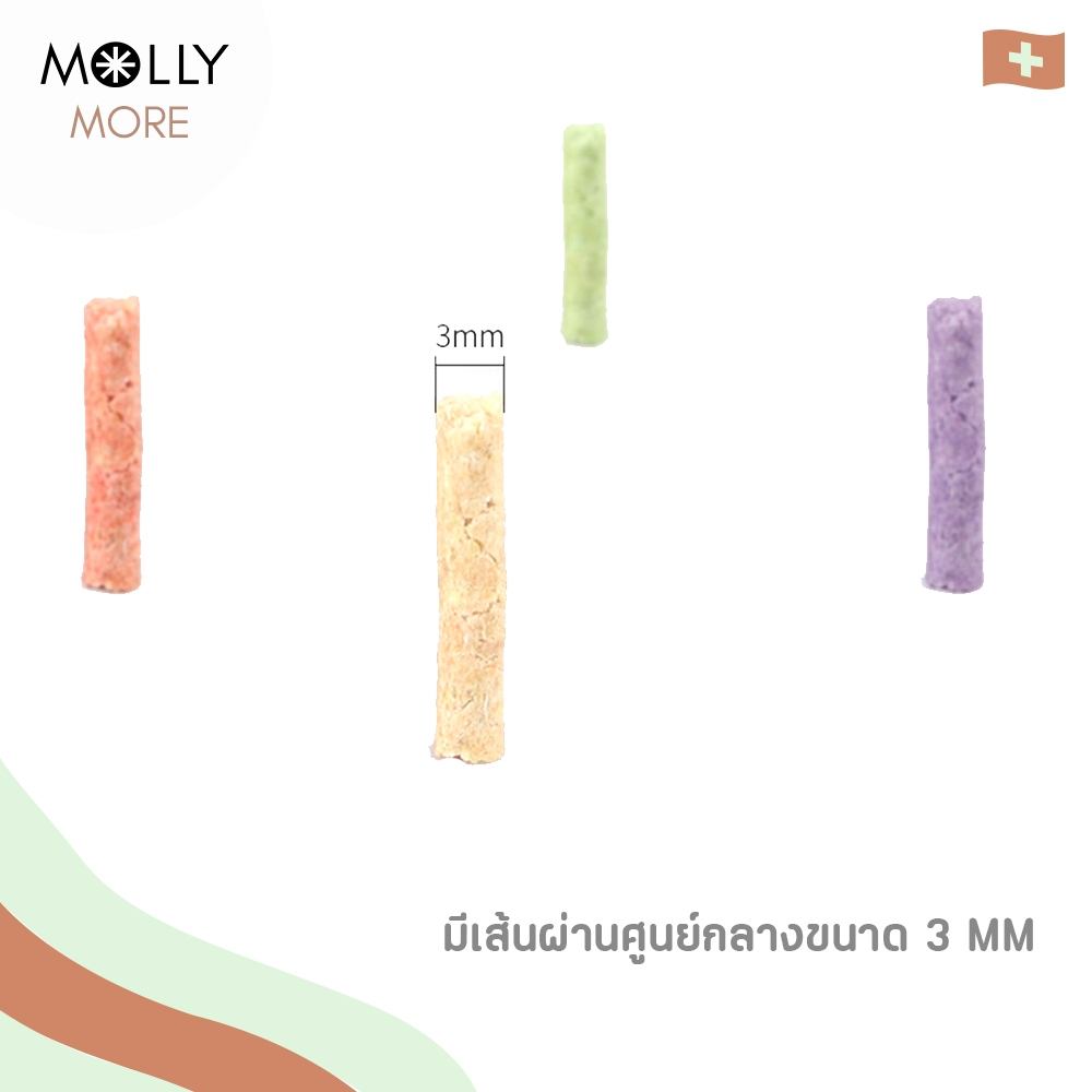 MOLLY ✨ ทรายเต้าหู้ออร์แกนิค​ แบรนด์​ MOGU ผลิตจากถั่วเหลืองธรรมชาติ Cat Litter ทรายเเมว ถุงเเบ่ง 1 kg. - รูปที่ 2