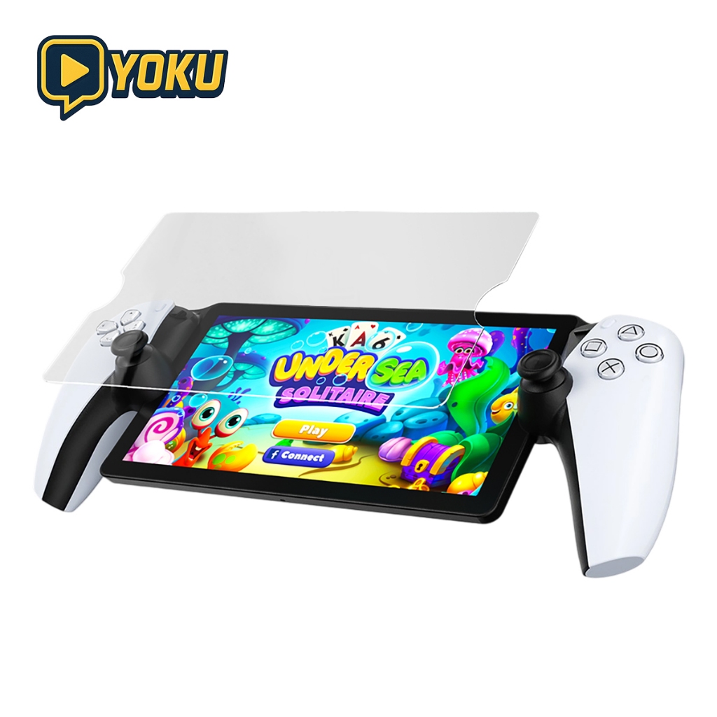 ฟิล์มกันรอย PS5 Portal แบบกระจก 9H ขนาด 8 นิ้ว สำหรับอุปกรณ์เล่นเกมพกพา PS Portal | ป้องกันรอยขีดข่ว
