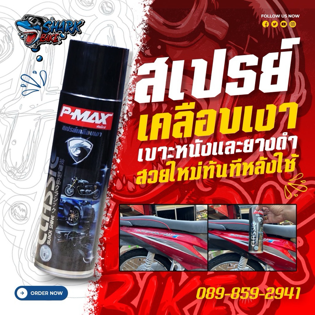 สเปรย์เคลือบชิ้นดำ P-Max