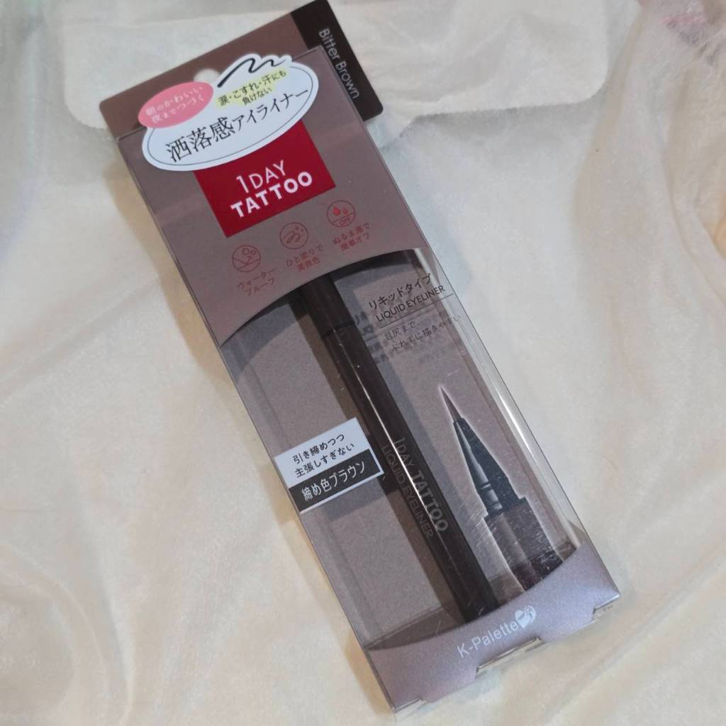 ลดล้างสต็อก K-Palette  1 DAY Tattoo Liquid Eyeliner สี Bitter Brown
