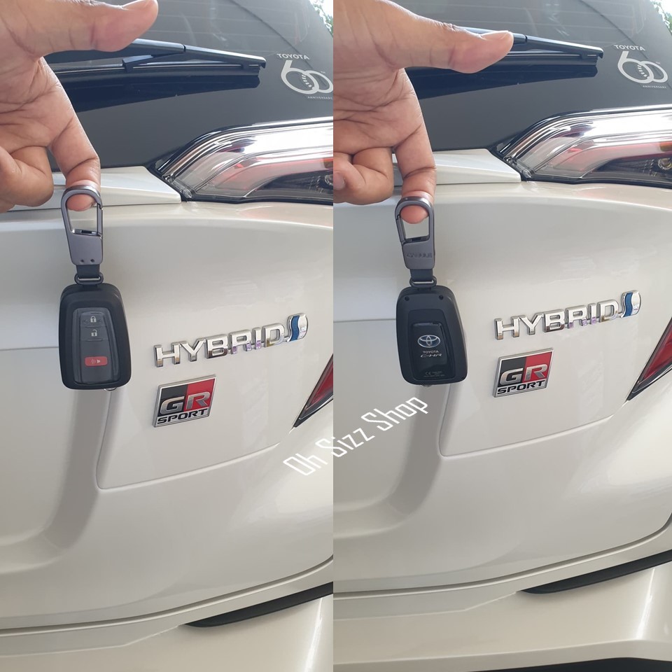 เคสรีโมทรถ Toyota Cross 2025 ดำด้านและเงินด้าน ราคาโปร  แบบ 2 ชั้น สามารถถอดกุญแจได้  Aluminum Alloy Camry2020 CHR Altis ราคา ถูกที่สุด ดีลบีเคเค แกลเลอรีภาพที่ 8