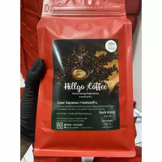 เมล็ดกาแฟคั่ว เอสเปรสโซ่ | Super Espresso เบลนด์เข้มคูณสอง 500 กรัม | HG Coff