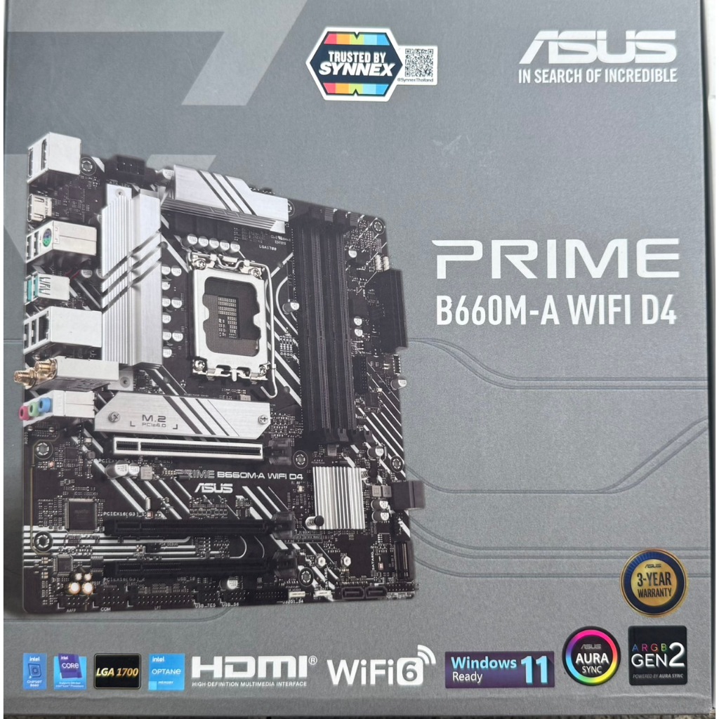 MAINBOARD (เมนบอร์ด) 1700 ASUS PRIME B660M-A WIFI D4 (DDR4) มือสอง