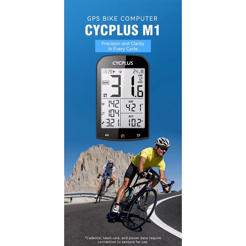 ไมล์ CYCPLUS 𝗠𝟭 𝗚𝗣𝗦 【พร้อมเคสซิลิโคน】